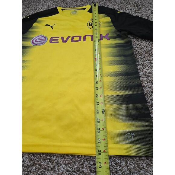BVB Dortmund 16-18 Sample Jersey LS Puma M Rare Gradient Evonik Kit NWOT Soccer - Picture 8 of 9